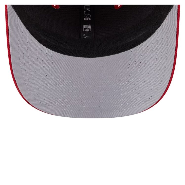 New Era 49ers Red Team Mesh 970 Stretch Snap Adjustable