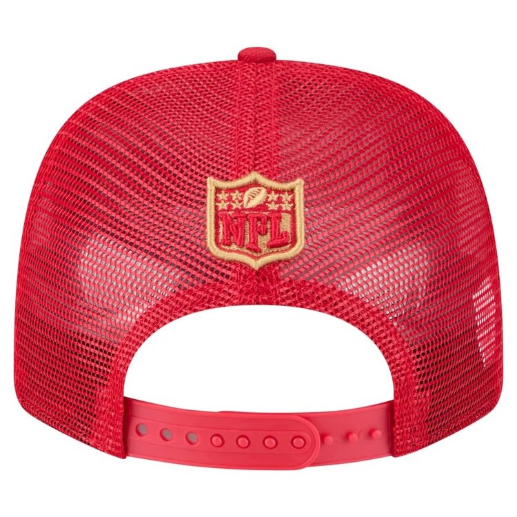 New Era 49ers Red Team Mesh 970 Stretch Snap Adjustable