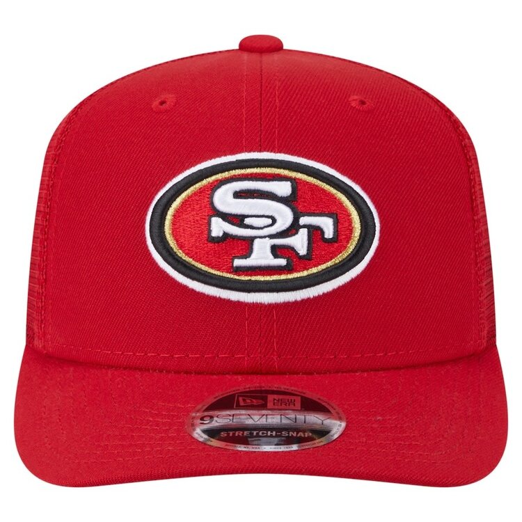 New Era 49ers Red Team Mesh 970 Stretch Snap Adjustable