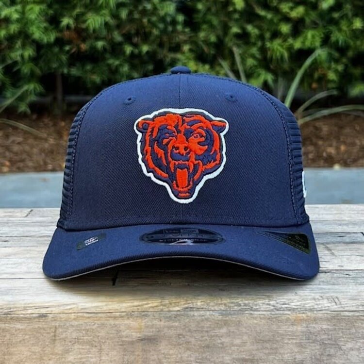 New Era Bears Navy Team Mesh 970 Stretch Snap Adjustable