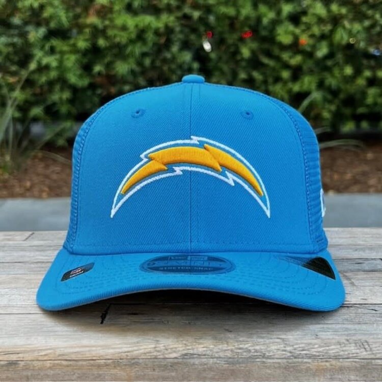 New Era Chargers Blue Team Mesh 970 Stretch Snap Adjustable