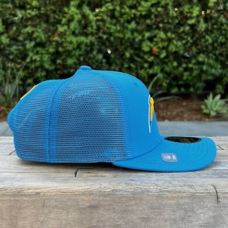 New Era Chargers Blue Team Mesh 970 Stretch Snap Adjustable