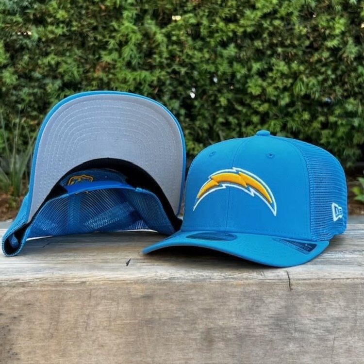 New Era Chargers Blue Team Mesh 970 Stretch Snap Adjustable