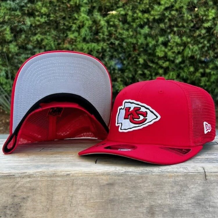New Era Chiefs Red Team Mesh 970 Stretch Snap Adjustable