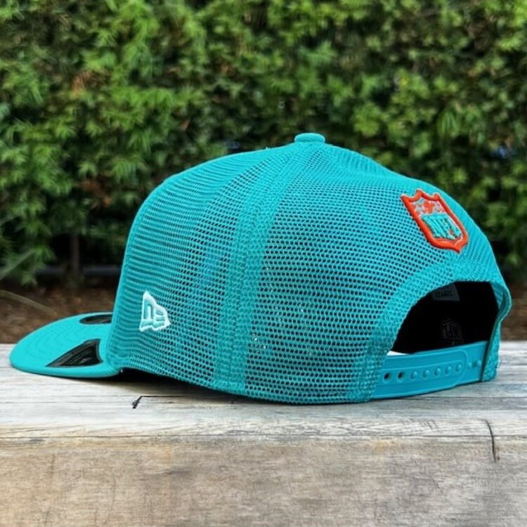 New Era Dolphins Aqua Team Mesh 970 Stretch Snap Adjustable
