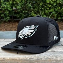 New Era Eagles Black Team Mesh 970 Stretch Snap Adjustable