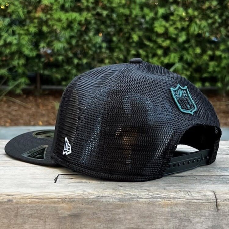 New Era Eagles Black Team Mesh 970 Stretch Snap Adjustable