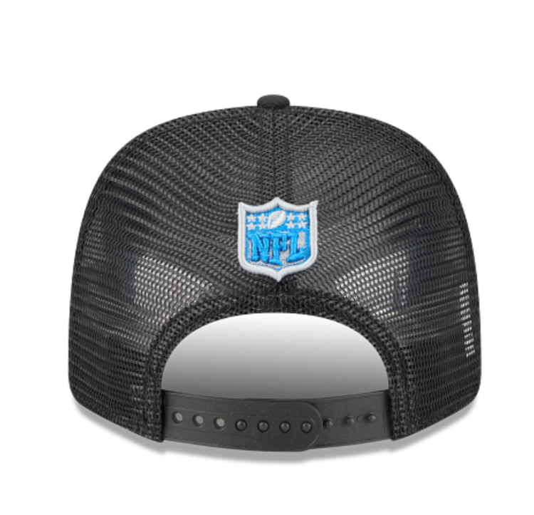 New Era Lions Black Team Mesh 970 Stretch Snap Adjustable