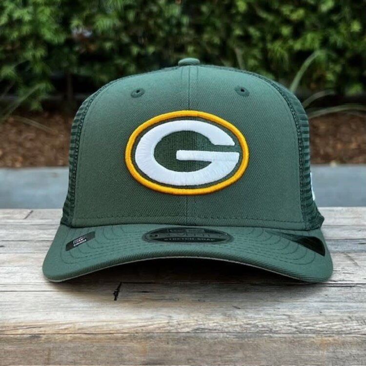 New Era Packers Green Team Mesh 970 Stretch Snap Adjustable