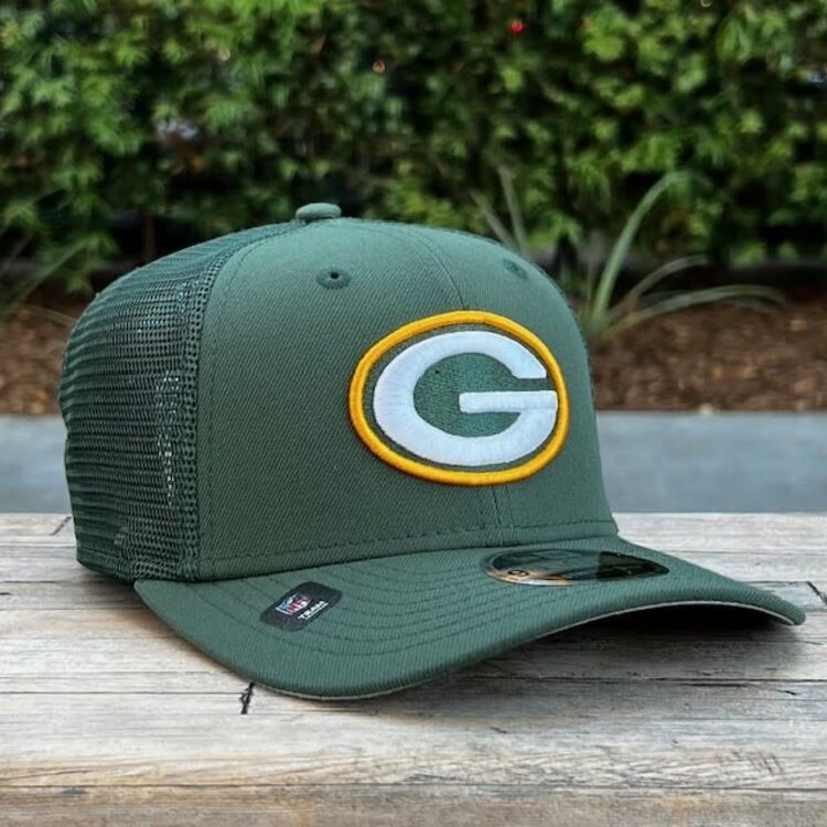 New Era Packers Green Team Mesh 970 Stretch Snap Adjustable