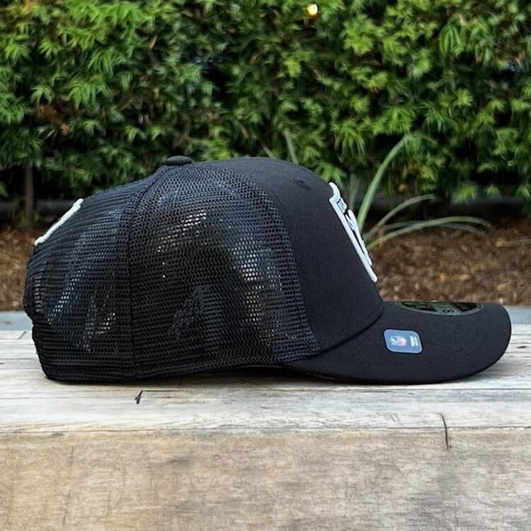 New Era Raiders Black Team Mesh 970 Stretch Snap Adjustable