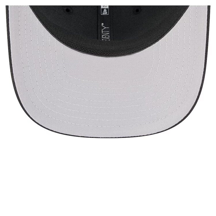 New Era Steelers Black Team Mesh 970 Stretch Snap Adjustable