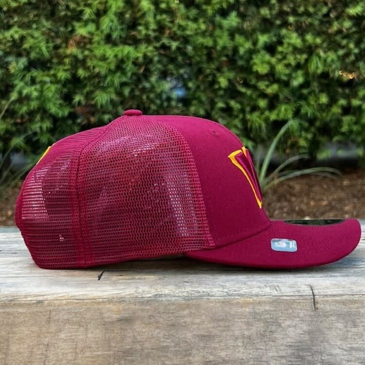 New Era Washington Commanders Team Mesh 970 Stretch Snap Adjustable