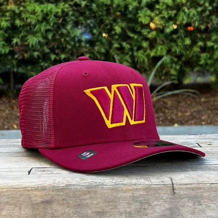 New Era Washington Commanders Team Mesh 970 Stretch Snap Adjustable