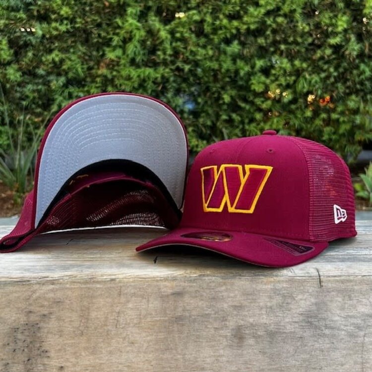 New Era Washington Commanders Team Mesh 970 Stretch Snap Adjustable