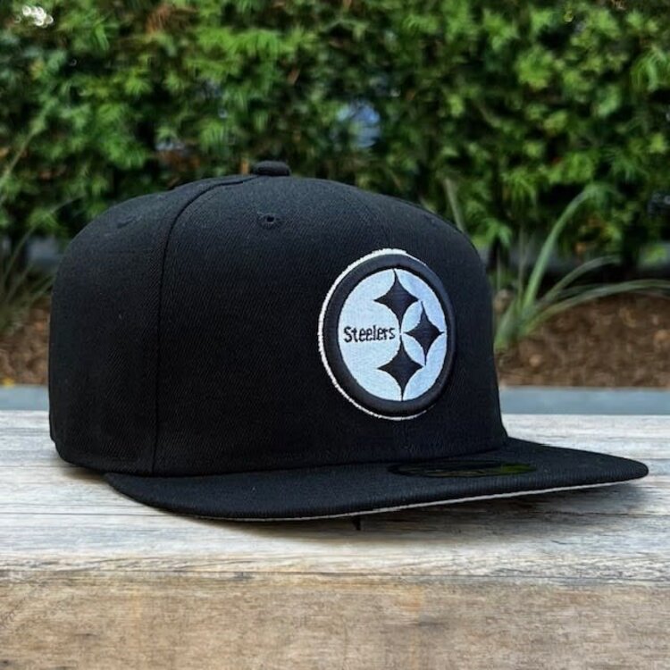 New Era Pittsburgh Steelers Black White