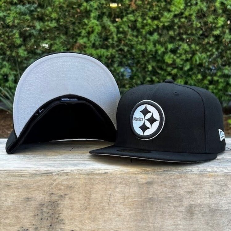 New Era Pittsburgh Steelers Black White