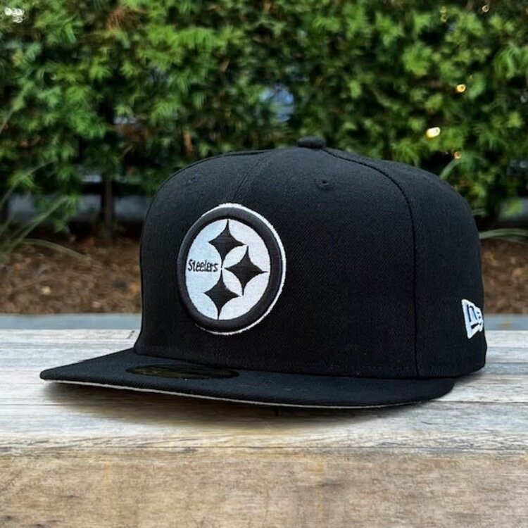 New Era Pittsburgh Steelers Black White