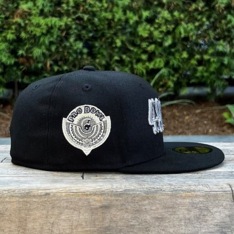 New Era 49ers Retro Black Gray Metallic Pro Bowl