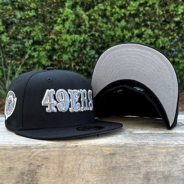 New Era 49ers Retro Black Gray Metallic Pro Bowl