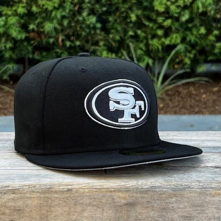 New Era SF 49ers Black White