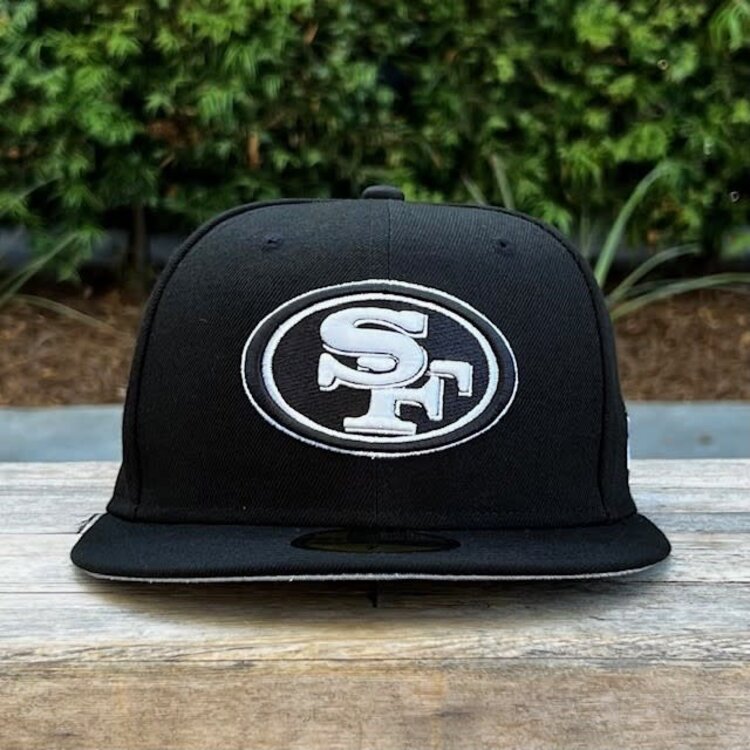 New Era SF 49ers Black White