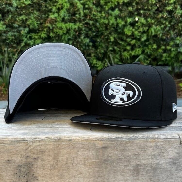 New Era SF 49ers Black White