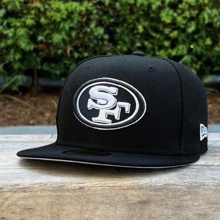New Era SF 49ers Black White