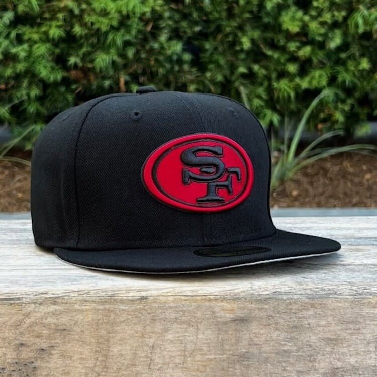 New Era SF 49ers Black Red-Black