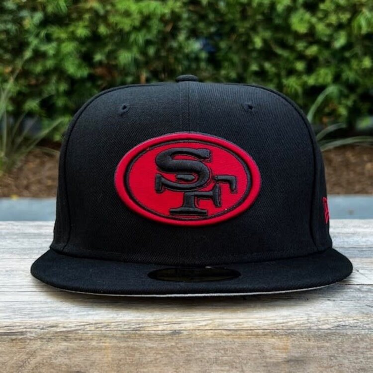 New Era SF 49ers Black Red-Black