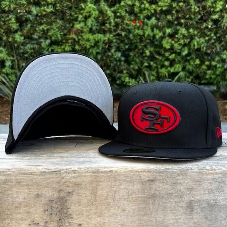 New Era SF 49ers Black Red-Black