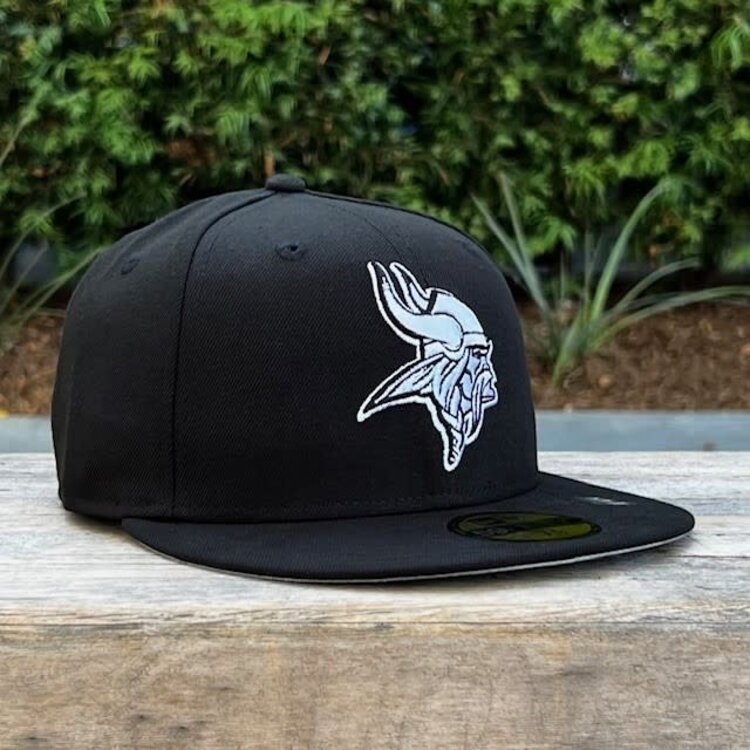 New Era Vikings Black White