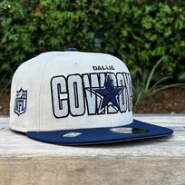 New Era Cowboys 23 Draft Stone/Navy