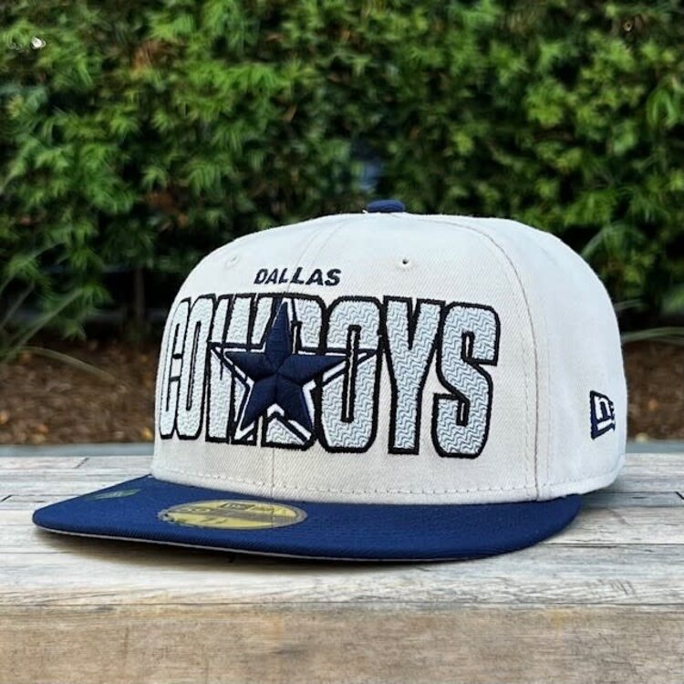 New Era Cowboys 23 Draft Stone/Navy