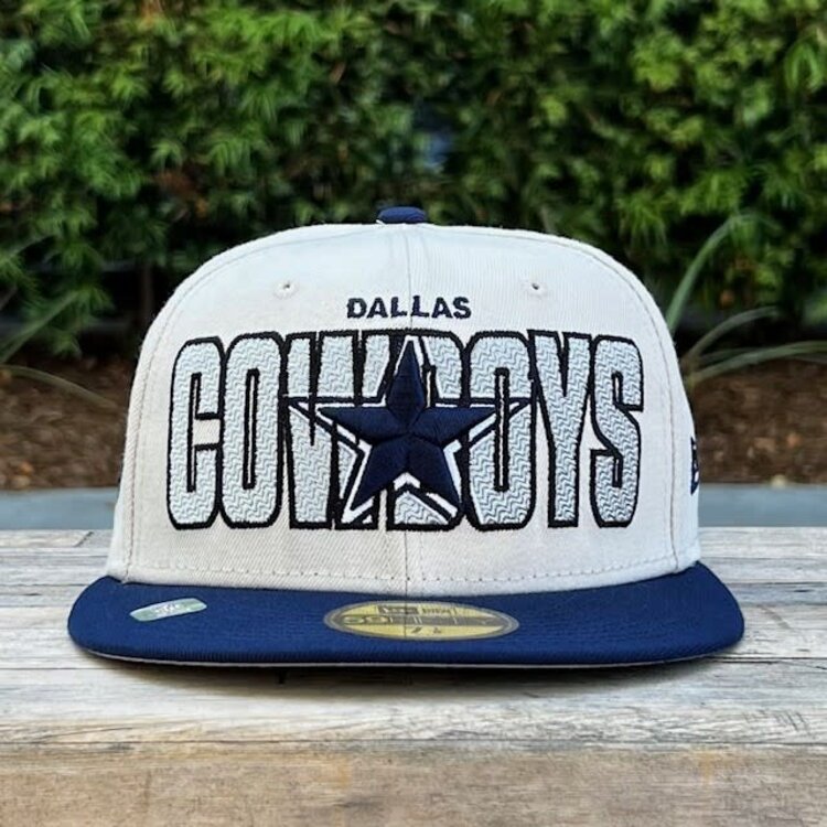 New Era Cowboys 23 Draft Stone/Navy