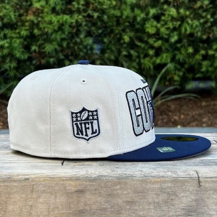 New Era Cowboys 23 Draft Stone/Navy