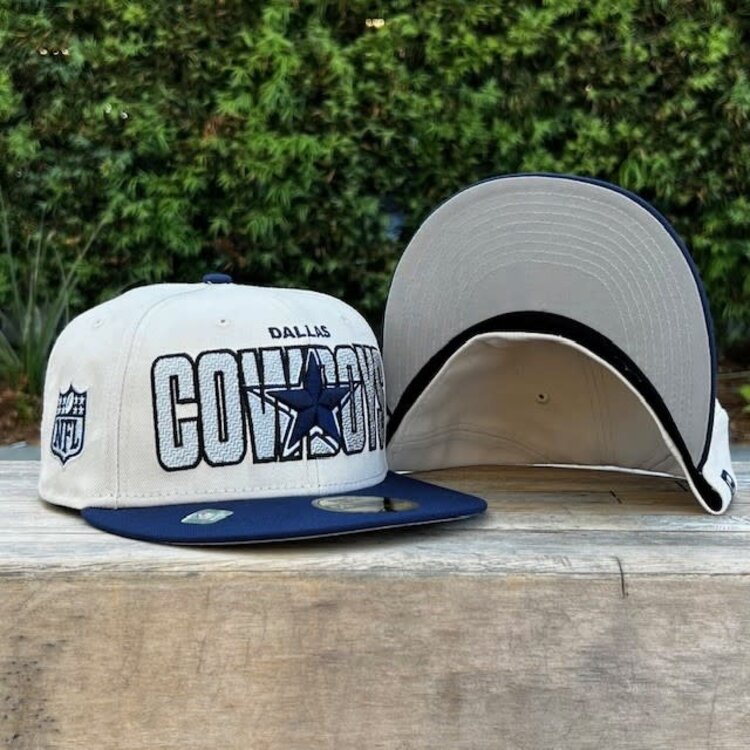 New Era Cowboys 23 Draft Stone/Navy
