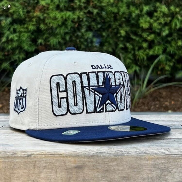 New Era Cowboys 23 Draft Stone/Navy