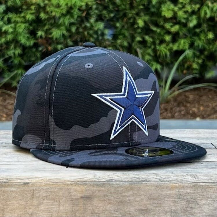 New Era Cowboys Black Camo Fitted