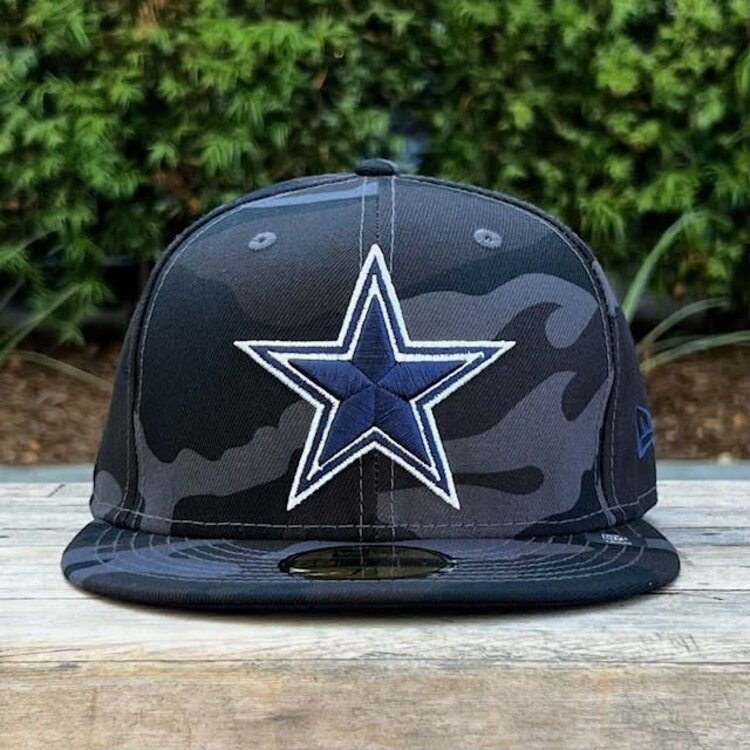 New Era Cowboys Black Camo Fitted