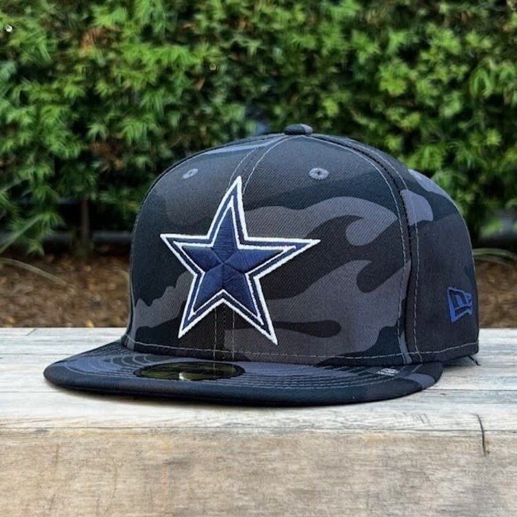 New Era Cowboys Black Camo Fitted