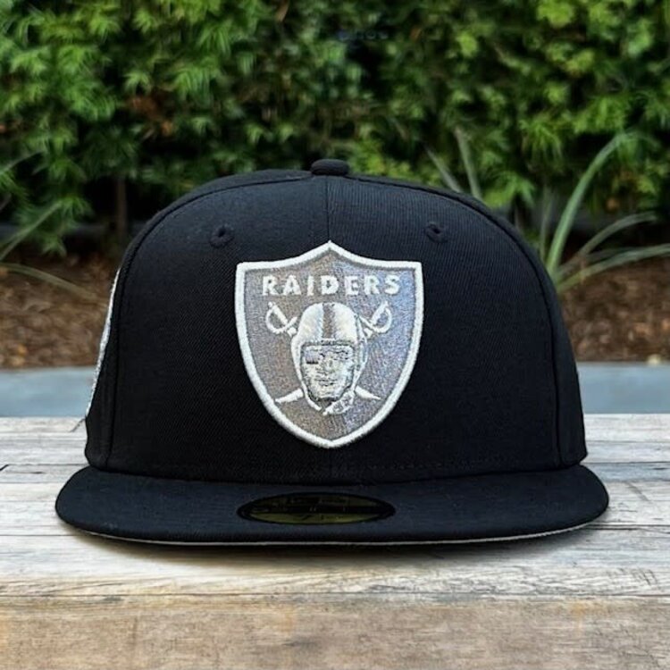 New Era Raiders Black Gray Metallic Super Bowl Champions