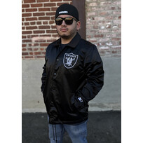 Starter Raiders Men's Starter Point Man Coach Jacket Black