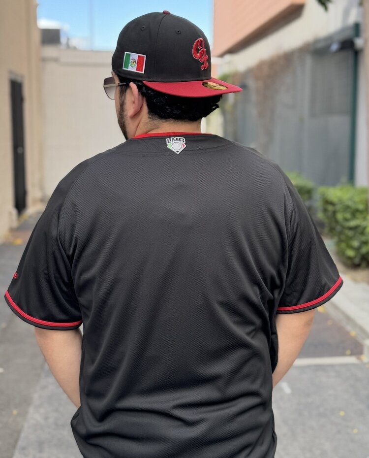 New Era LMB Guerreros de Oaxaca 24 Away Jersey Black