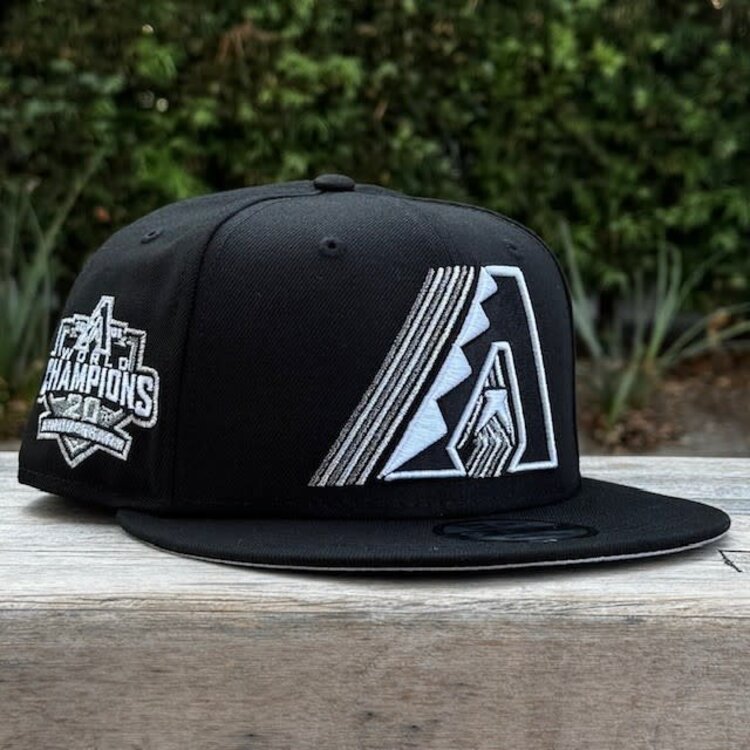 New Era Diamondbacks Black Metallic Silver Fade 950 Snapback