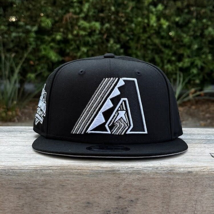 New Era Diamondbacks Black Metallic Silver Fade 950 Snapback