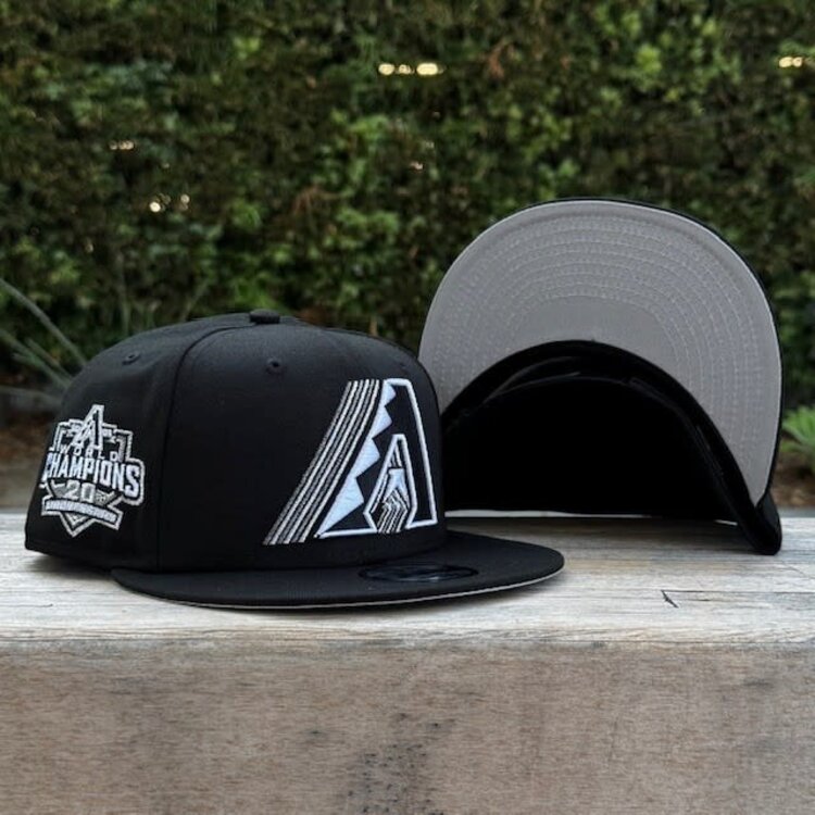 New Era Diamondbacks Black Metallic Silver Fade 950 Snapback
