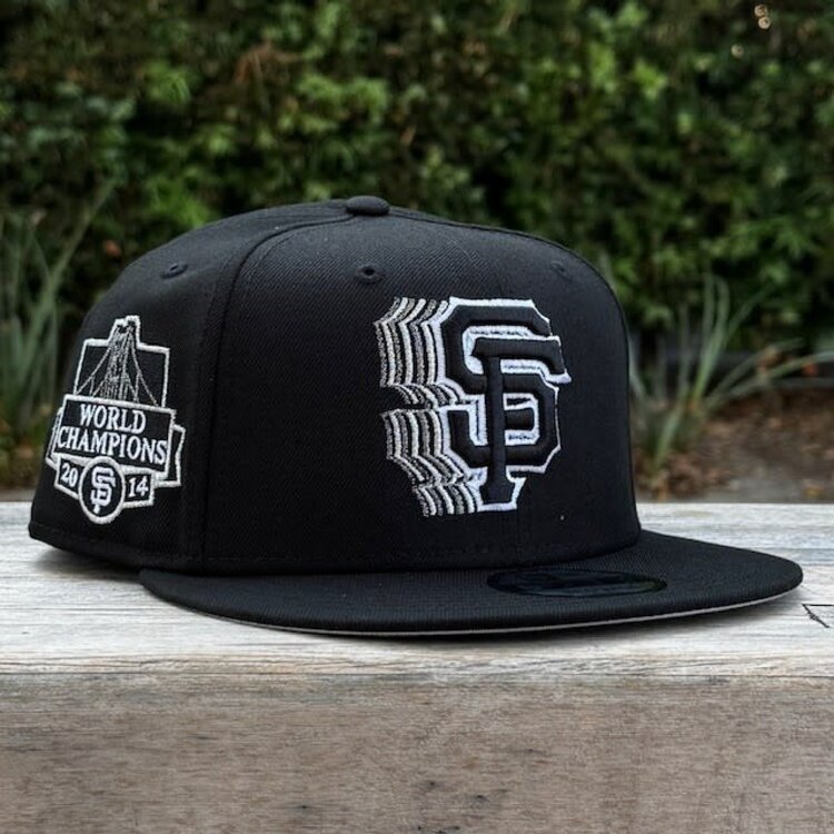New Era SF Giants Black Metallic Silver Fade 950 Snapback