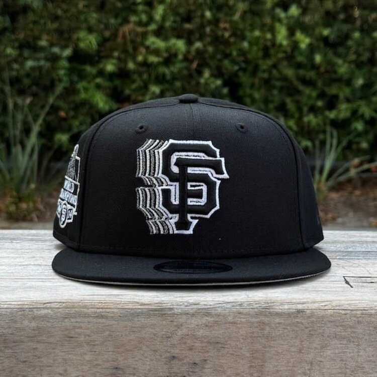 New Era SF Giants Black Metallic Silver Fade 950 Snapback