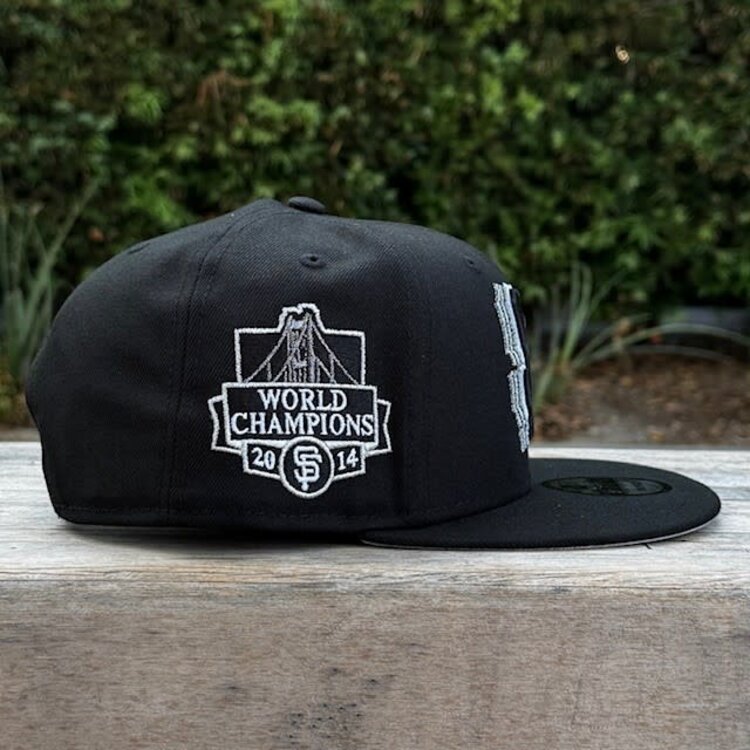 New Era SF Giants Black Metallic Silver Fade 950 Snapback